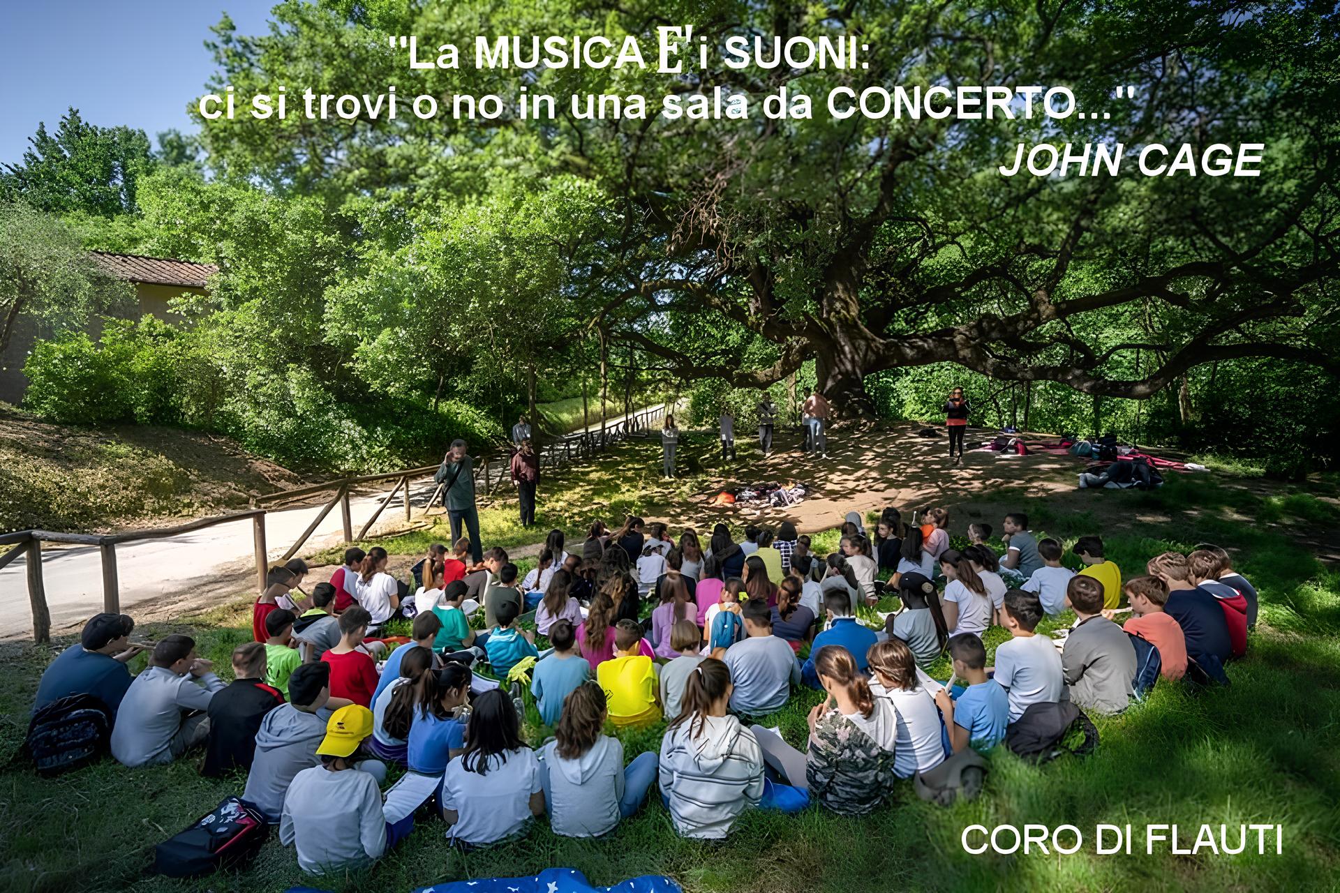 Coro di flauti: performance 1 giugno 2019